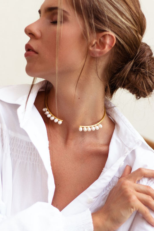 women's necklace elegant necklace gold necklace silver necklace black rhodium necklace valentines gift Womens choker