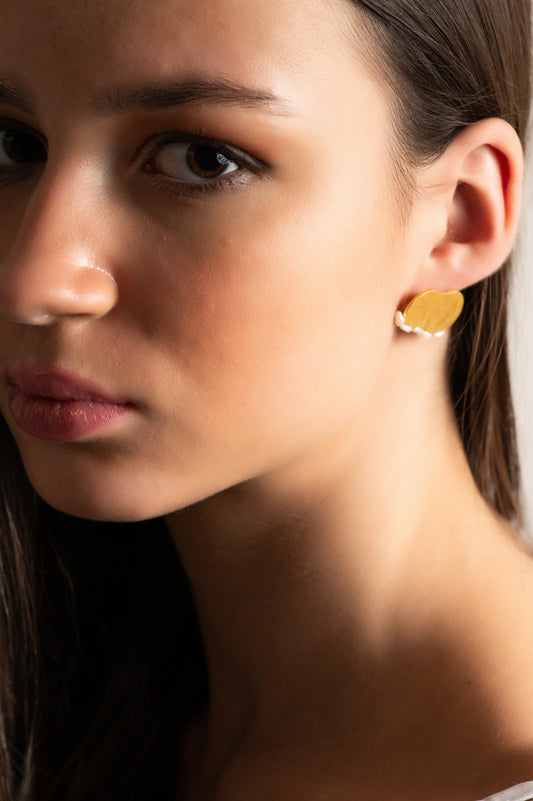 Notched Brass with Water Pearl Fusion - A Distinctly Romantic Jewelry Collection