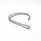 Modern Curve Necklace with Classic Touch Of Pearl