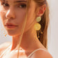  women's Earring elegant earring gold earring silver earring black rhodium earring valentines gift