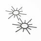 Radiant Sun-Shaped Earrings