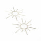 Radiant Sun-Shaped Earrings