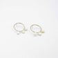Radiant Rounds Elegant  Pearl Earrings