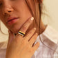   women's ring elegant ring gold ring silver ring black rhodium ring valentines gift Engagement ring 