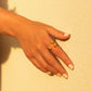 women's ring elegant ring gold ring silver ring black rhodium ring valentines gift Engagement ring 