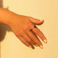   women's ring elegant ring gold ring silver ring black rhodium ring valentines gift Engagement ring 