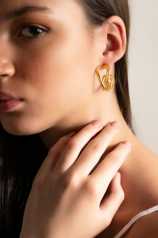  women's Earring elegant earring gold earring silver earring black rhodium earring valentines gift