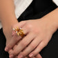 women's ring elegant ring gold ring silver ring black rhodium ring valentines gift Engagement ring 